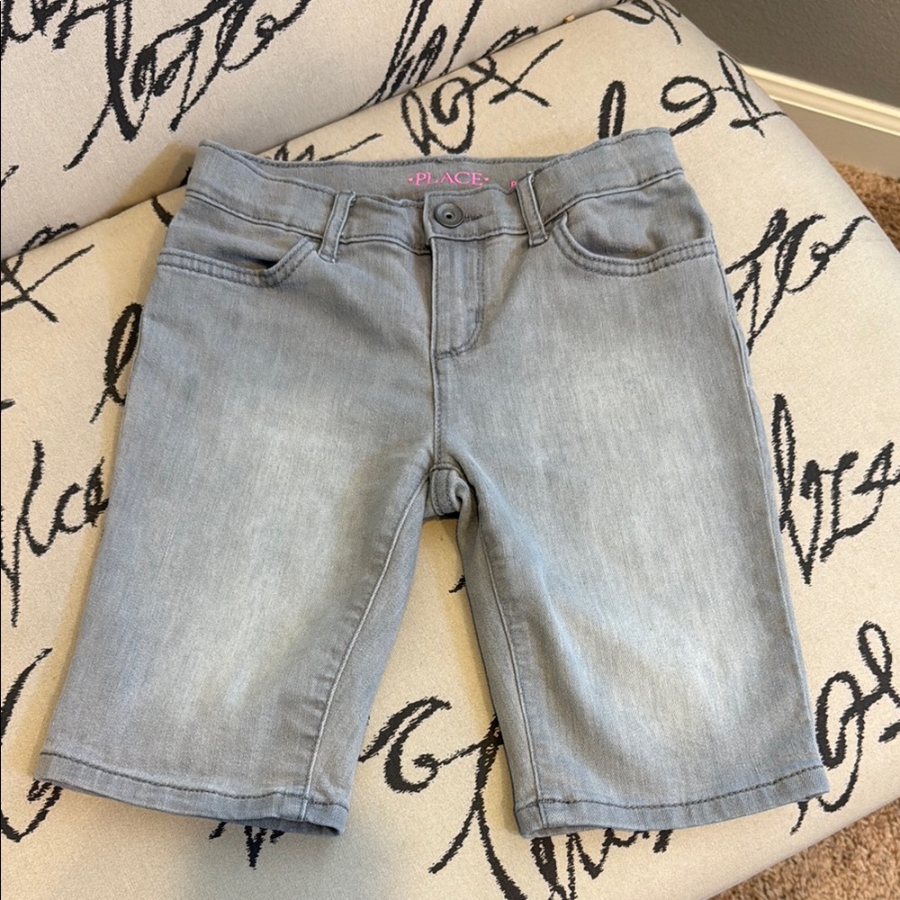 The Children's Place Gray Denim bermuda shorts